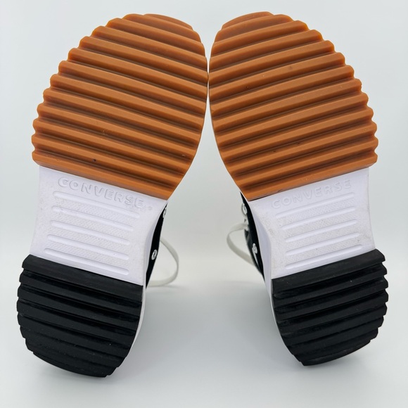 Converse Run Star Hike Canvas Platform Lugged High Top Sneakers Black W 7.5 M 6 - Picture 8 of 15